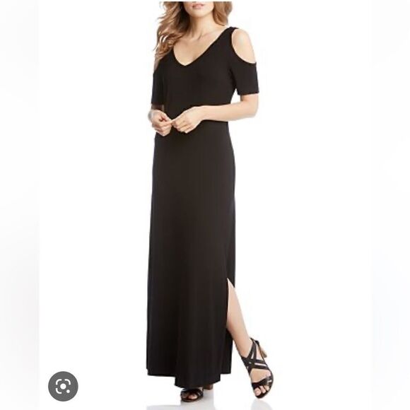Karen Kane Cold Shoulder Maxi Dress Size M NWOT - Picture 1 of 7